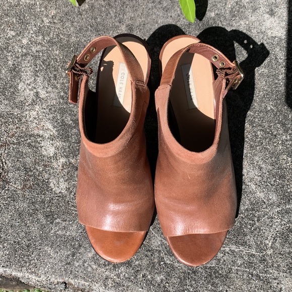 Cole Haan Jena Leather Slingback Bootie - Picture 2 of 7